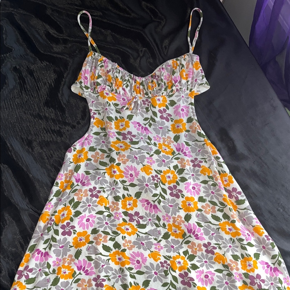 Floral Spaghetti Strap Dress